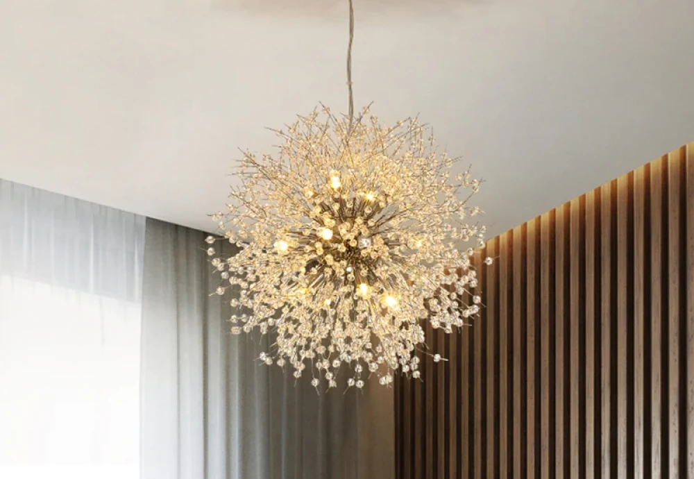 round crystal chandelier