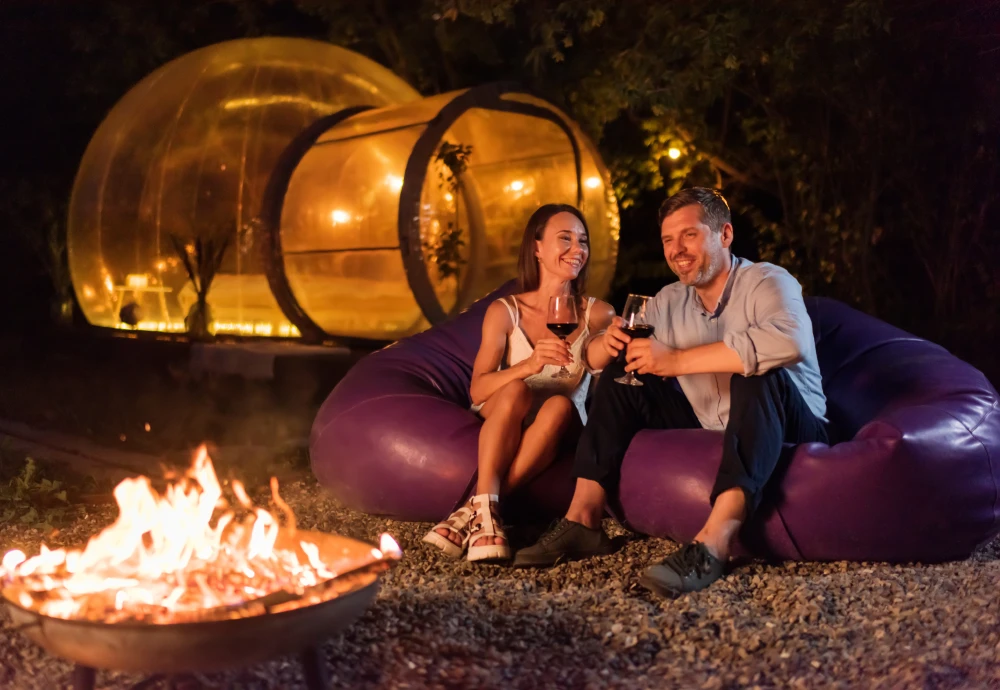 can you live in a bubble tent